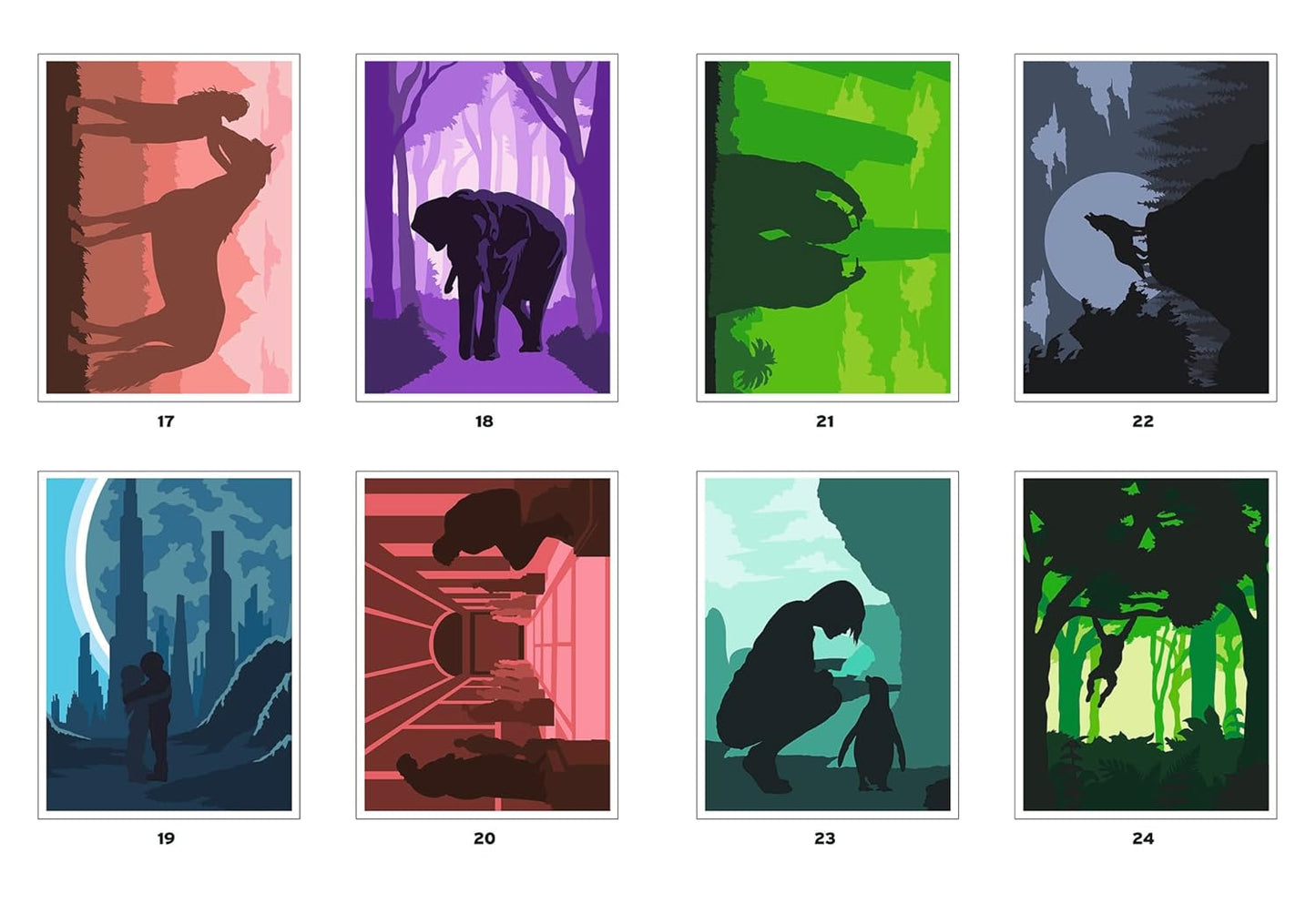 Coloriages mystères - Ombres & lumières