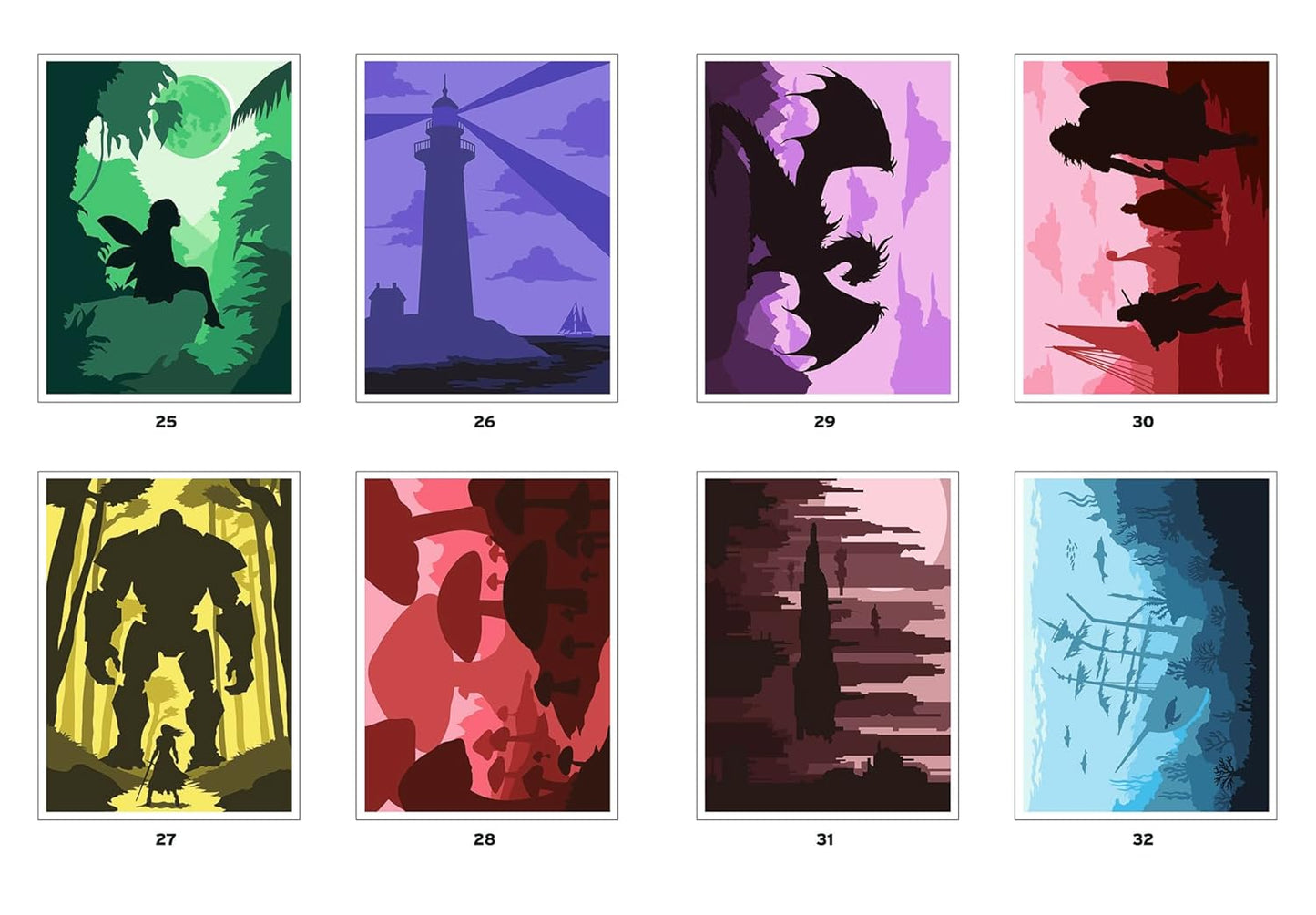 Coloriages mystères - Ombres & lumières