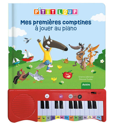 MON LIVRE PIANO P'TIT LOUP - MES 1ERES COMPTINES