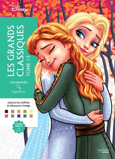 Coloriages mystères Disney - Grands classiques Tome 13