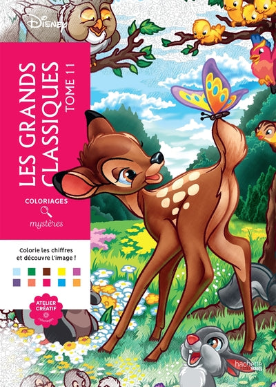 Coloriages mystères Disney - Les Grands classiques Tome 11