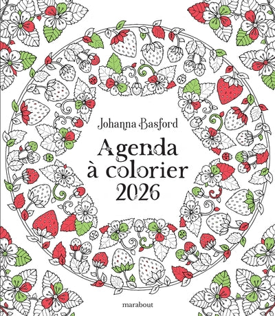 Agenda à colorier 2026
