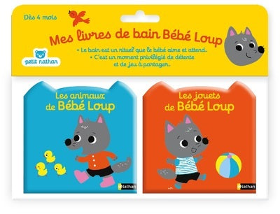Livres bains Bébé Loup Les jouets de Bébé Loup/Les animaux de Bébé Loup