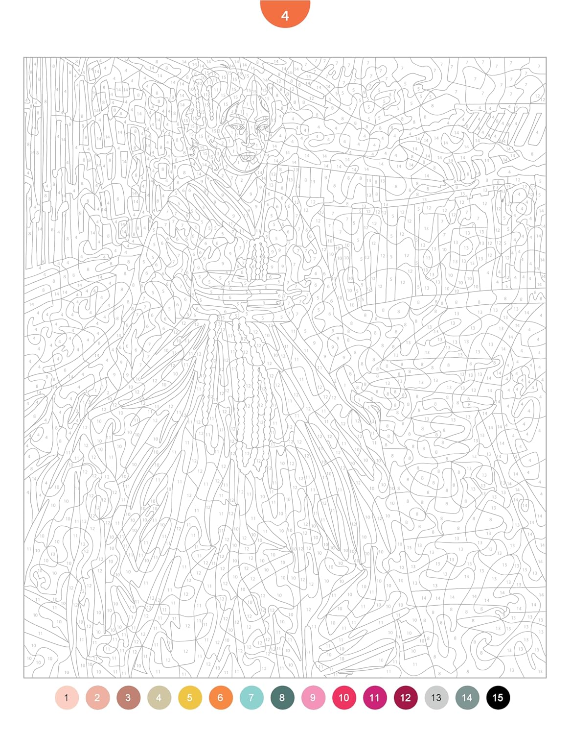 Pays d'Asie - 45 coloriages mystères