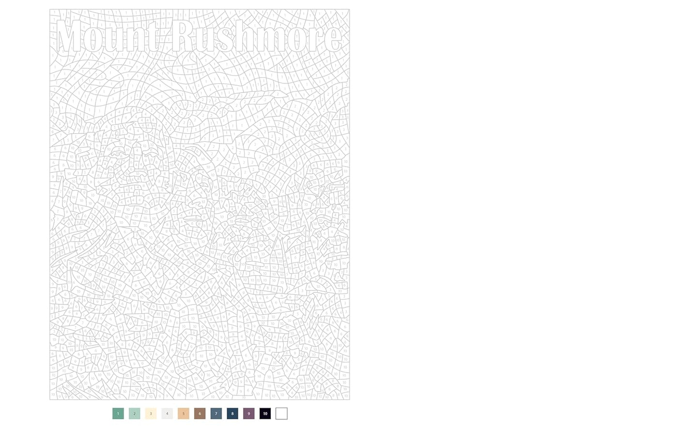 Parcs nationaux américains - 40 Coloriages Mystère