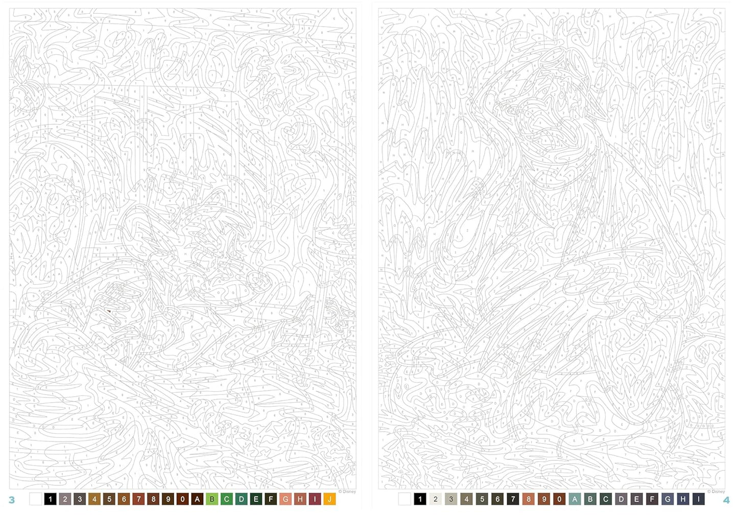 Coloriages mystères Disney - Petites bêtes