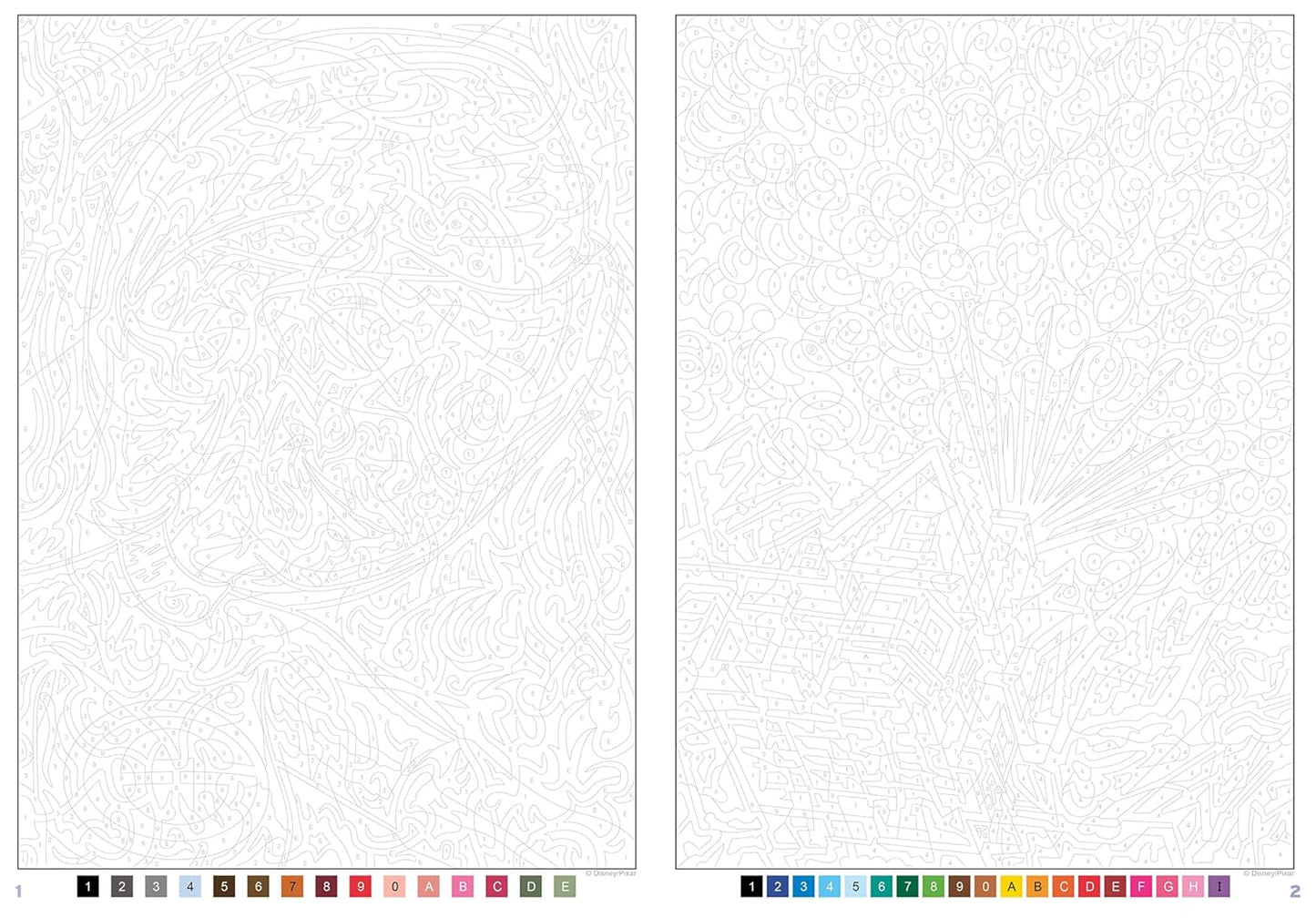 Coloriages mystères Disney - Best of Pixar