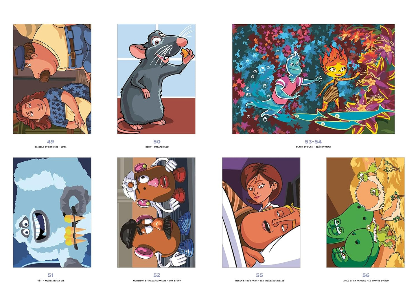 Coloriages mystères Disney - Best of Pixar