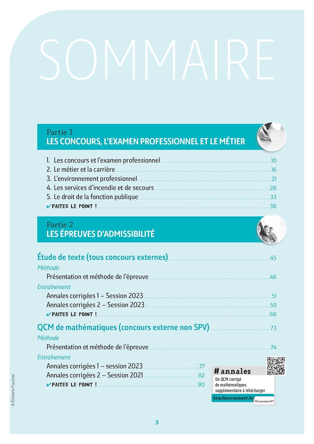 Réussite Concours Sapeur-pompier professionnel/caporal - 2025-2026 - Préparation complète
