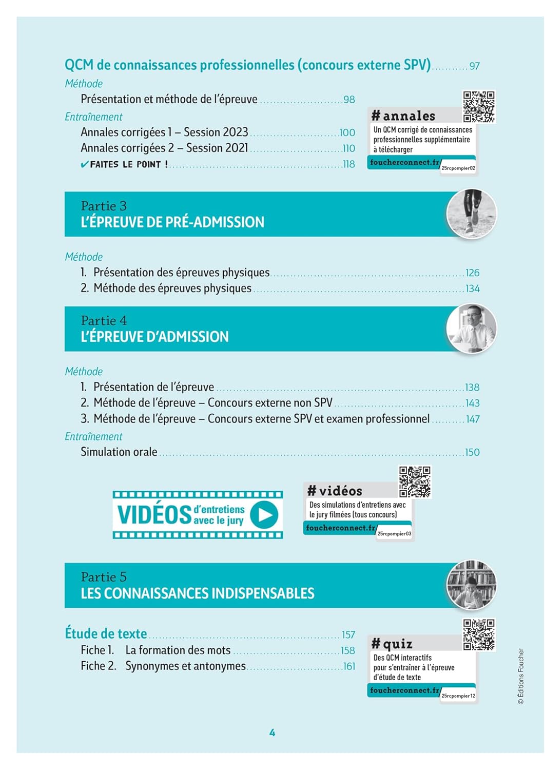 Réussite Concours Sapeur-pompier professionnel/caporal - 2025-2026 - Préparation complète