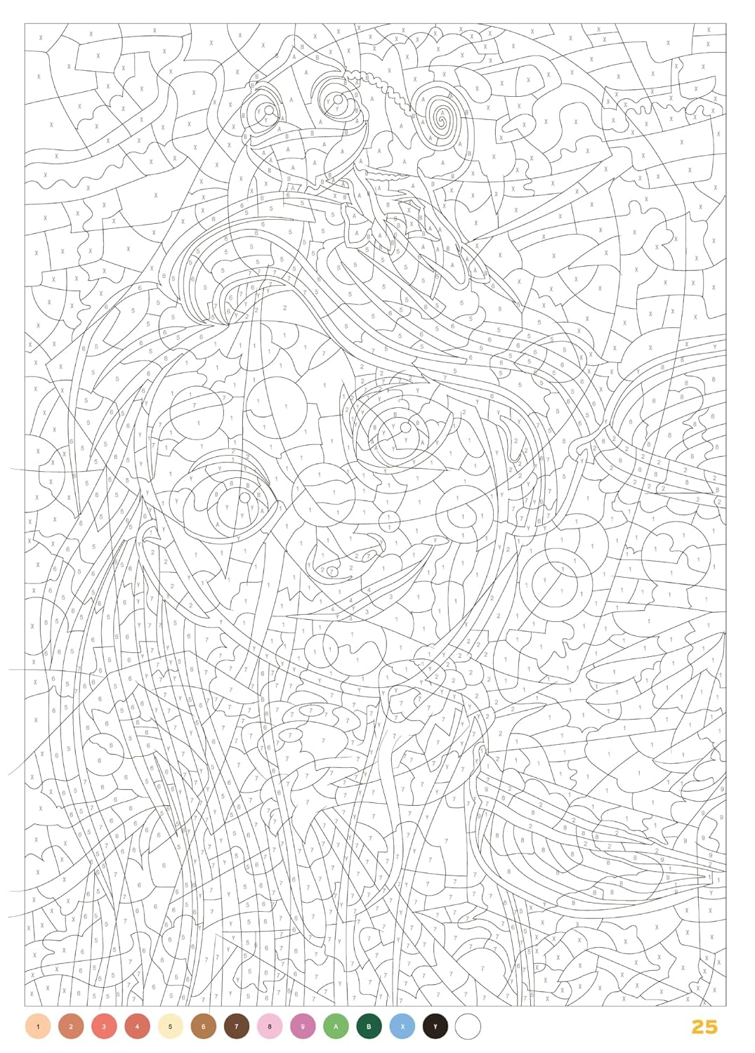 Coloriages mystères Disney - Portraits (trompe l'oeil)