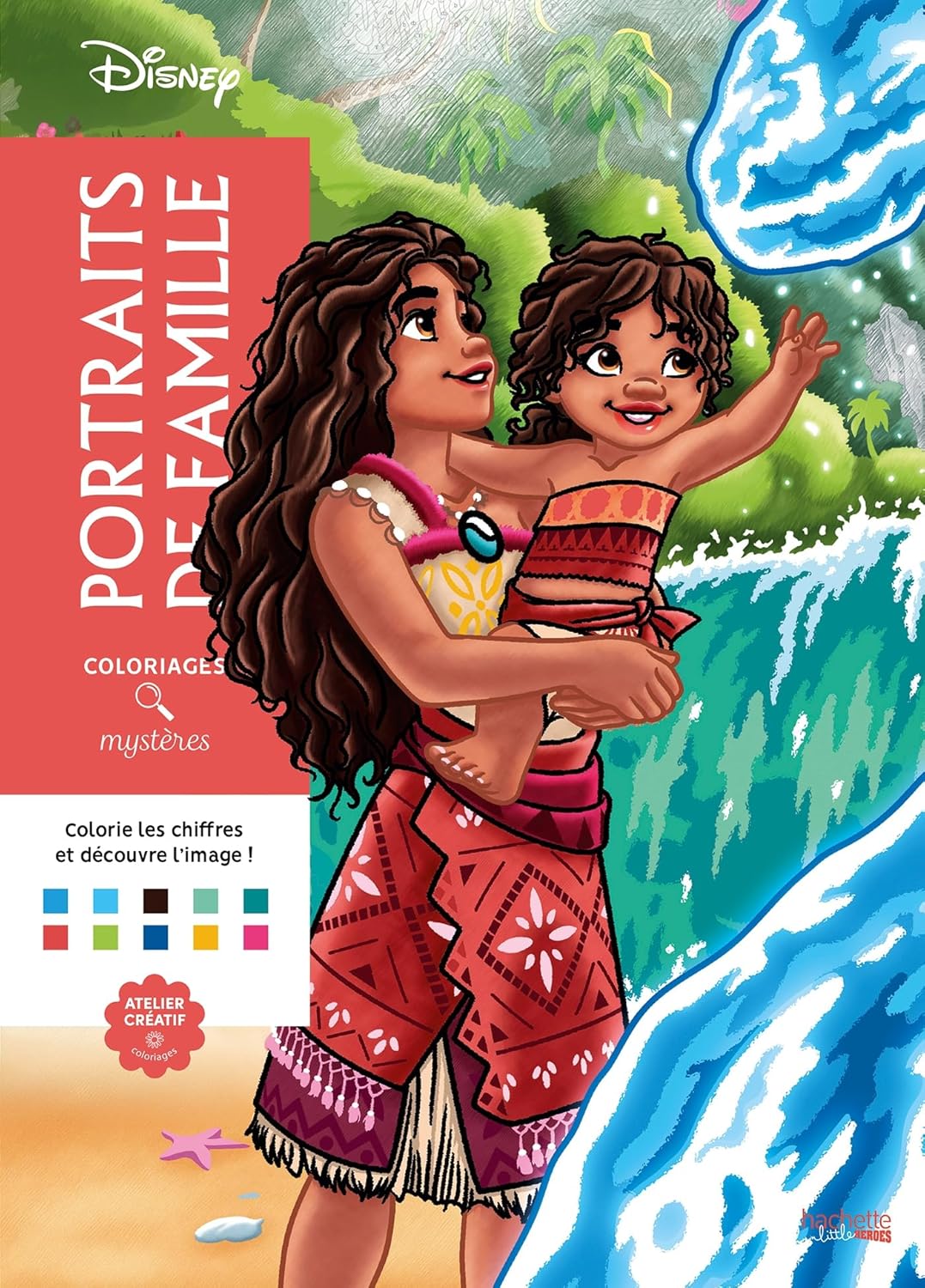 Coloriages mystères Disney - Portraits de famille