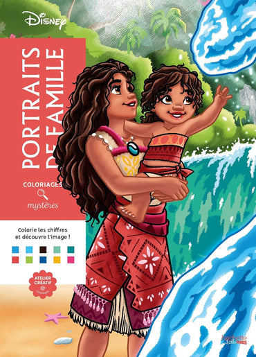 Coloriages mystères Disney - Portraits de famille