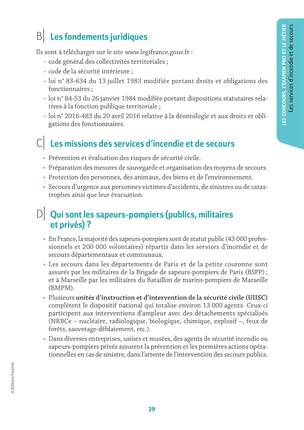 Réussite Concours Sapeur-pompier professionnel/caporal - 2025-2026 - Préparation complète