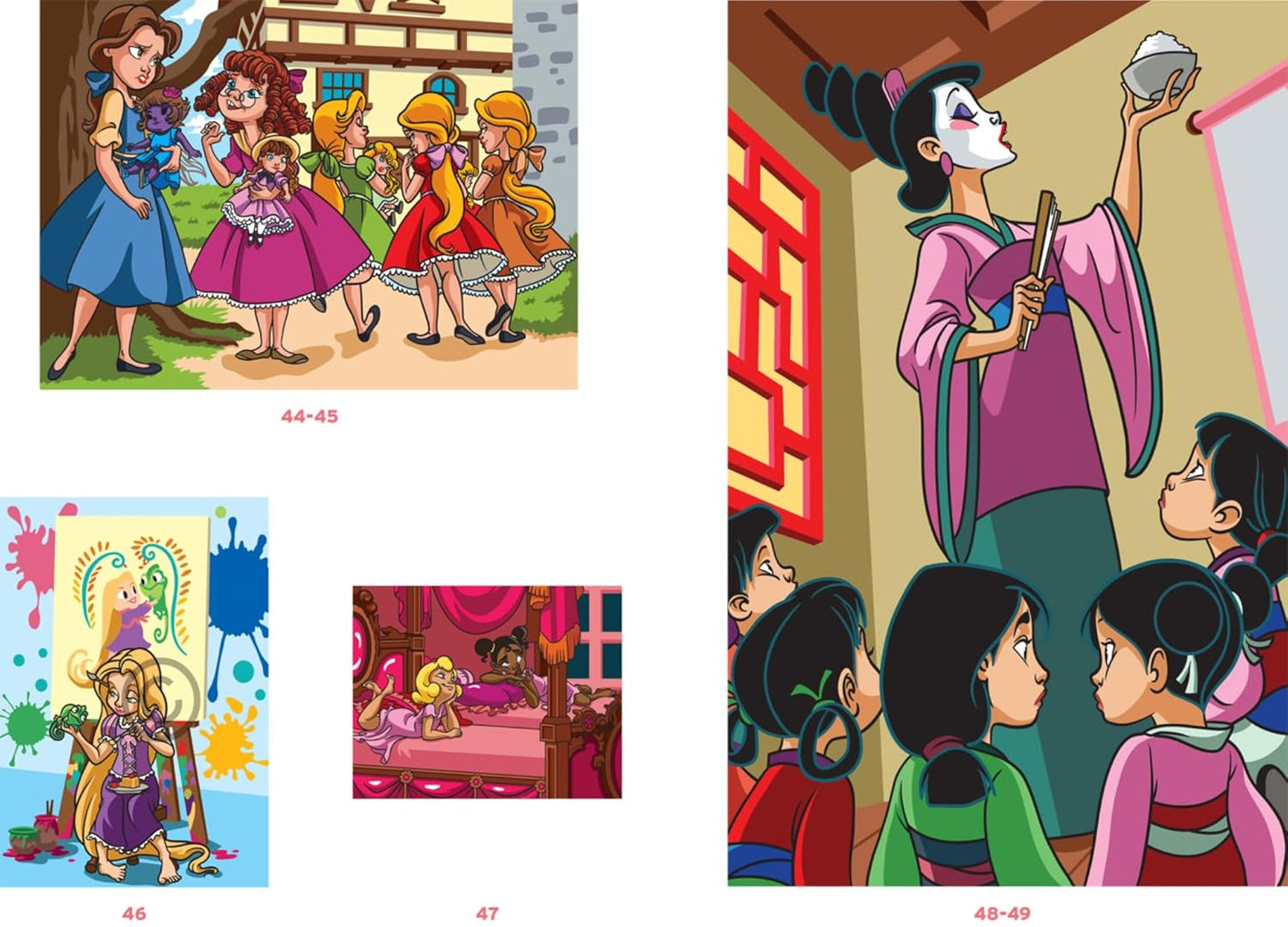Coloriages mystères Disney - Petites princesses