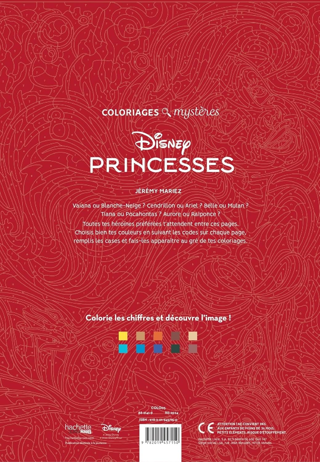 Coloriages myst��res Disney - Princesses