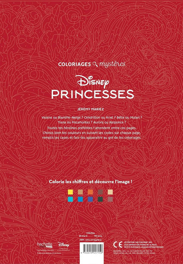 Coloriages mystères Disney - Princesses