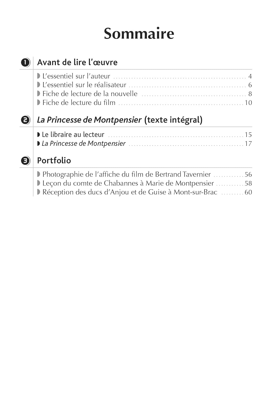 Bibliolycée - La Princesse de Montpensier, Madame de Lafayette