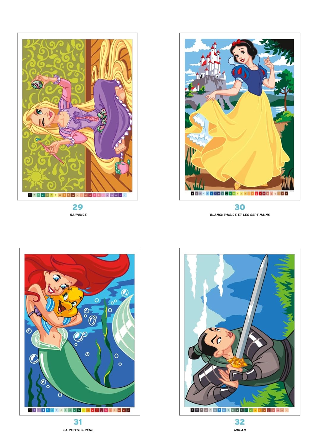 Coloriages myst��res Disney - Princesses