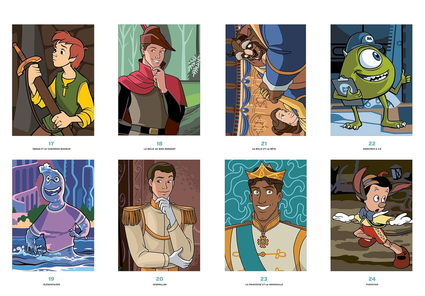 Coloriages mystères Disney - Princes et Héros