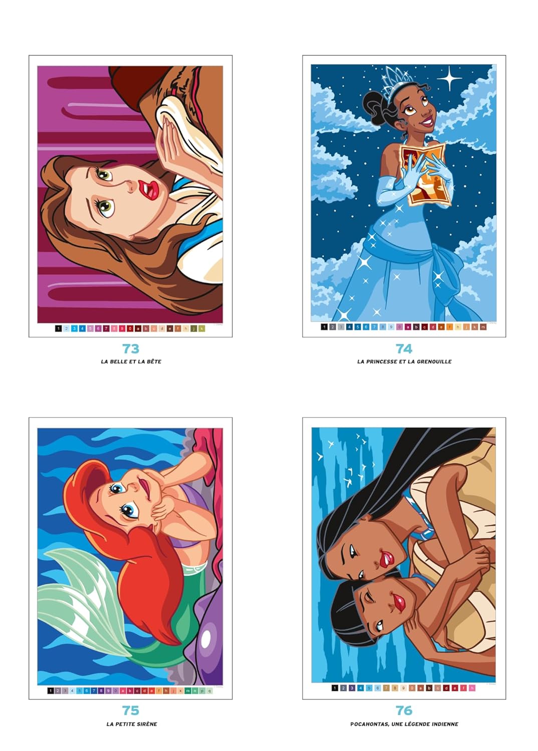 Coloriages mystères Disney Collector - Princesses