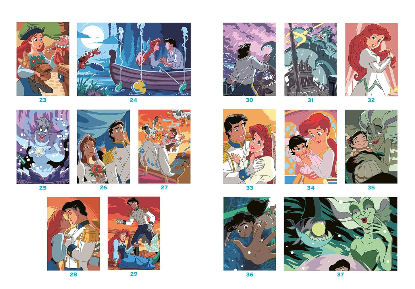 Coloriages mystères Disney - Spécial film : La Petite Sirène