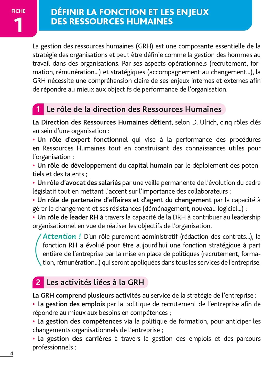 Top'Actuel - Ressources Humaines (RH) 2025-2026