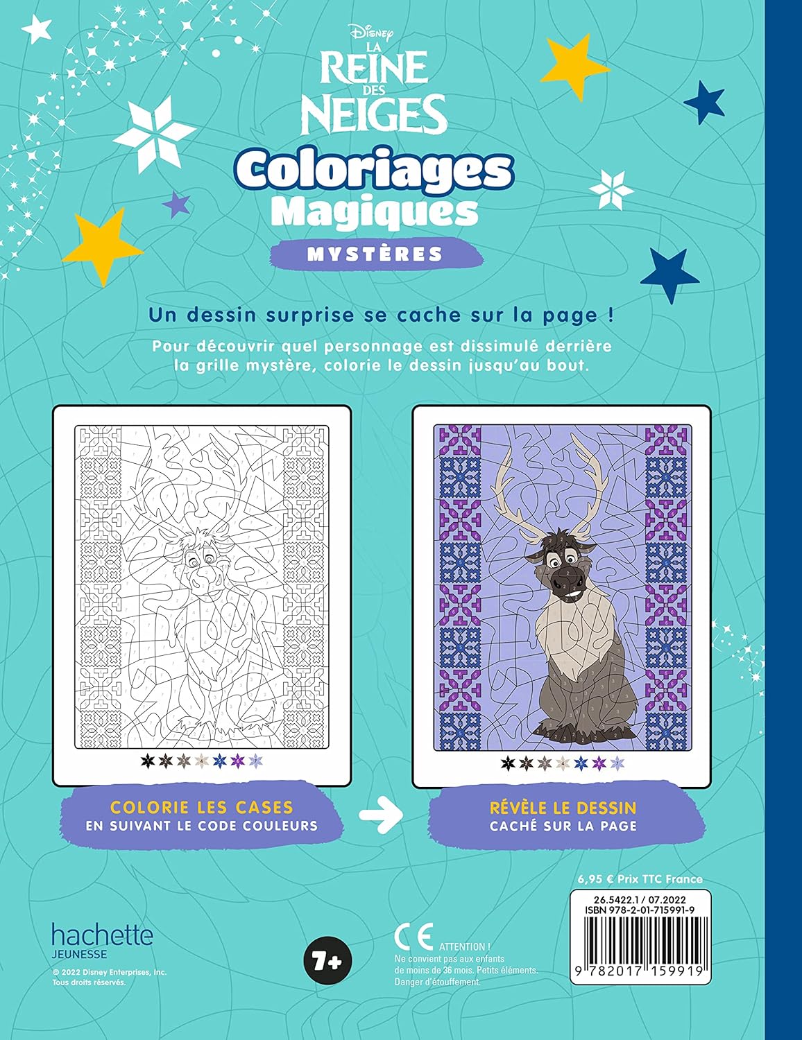 LA REINE DES NEIGES - Coloriages Magiques - Mystères - Disney