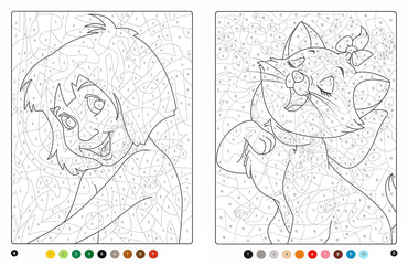 LE ROI LION - Coloriages Magiques - Mystères (7+) - Disney