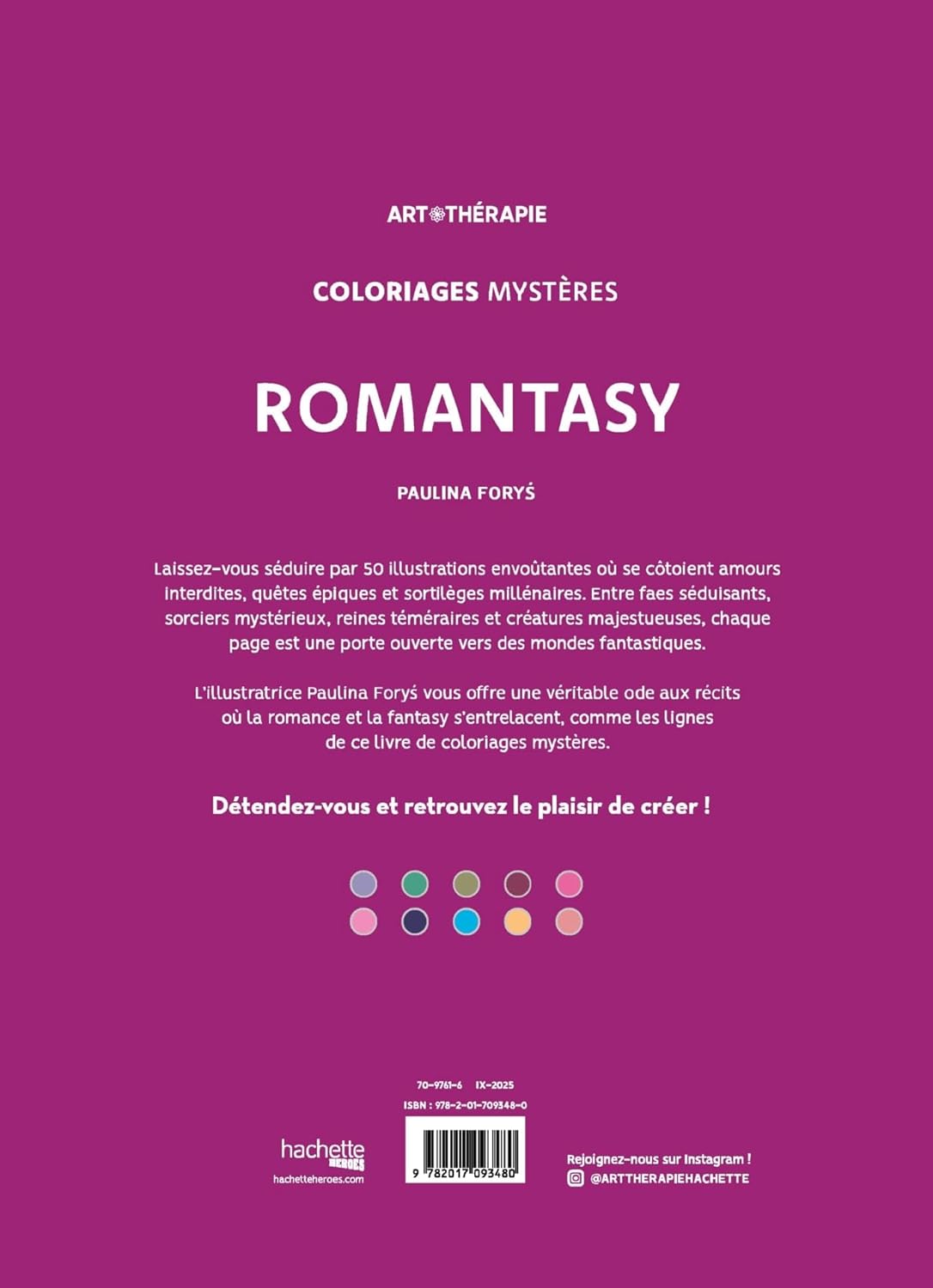 Coloriages mystères - Romantasy