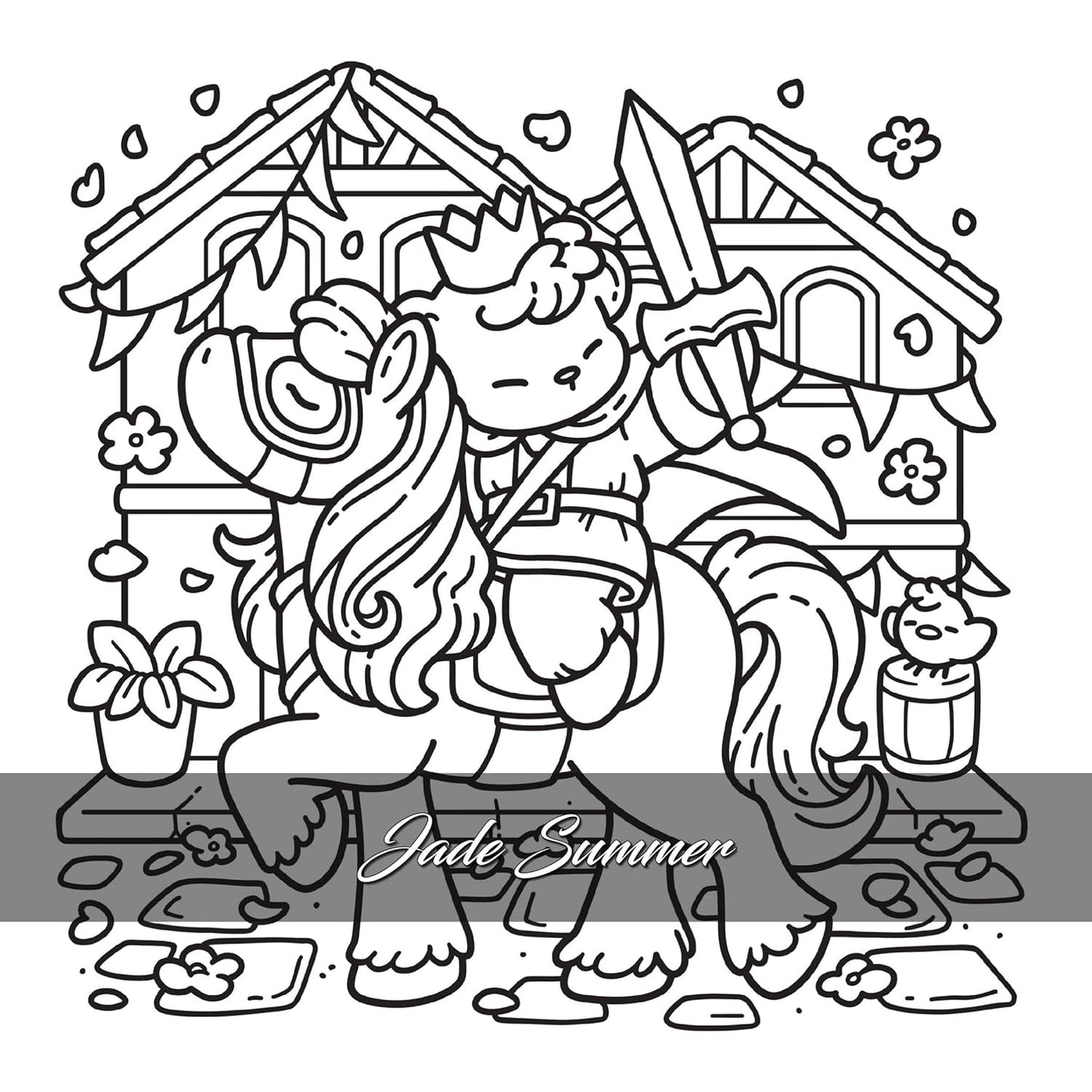 Royaume Cosy - Jade Summer - Coloriages mignons, univers fantastique pour adultes - Cosy colo