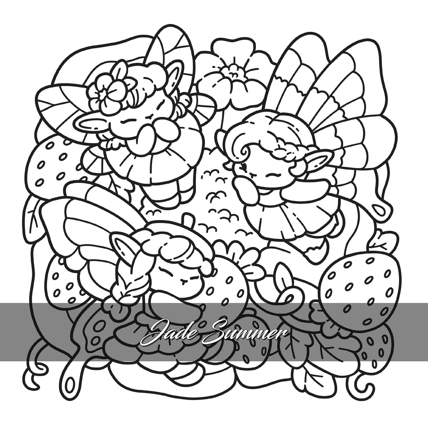 Royaume Cosy - Jade Summer - Coloriages mignons, univers fantastique pour adultes - Cosy colo