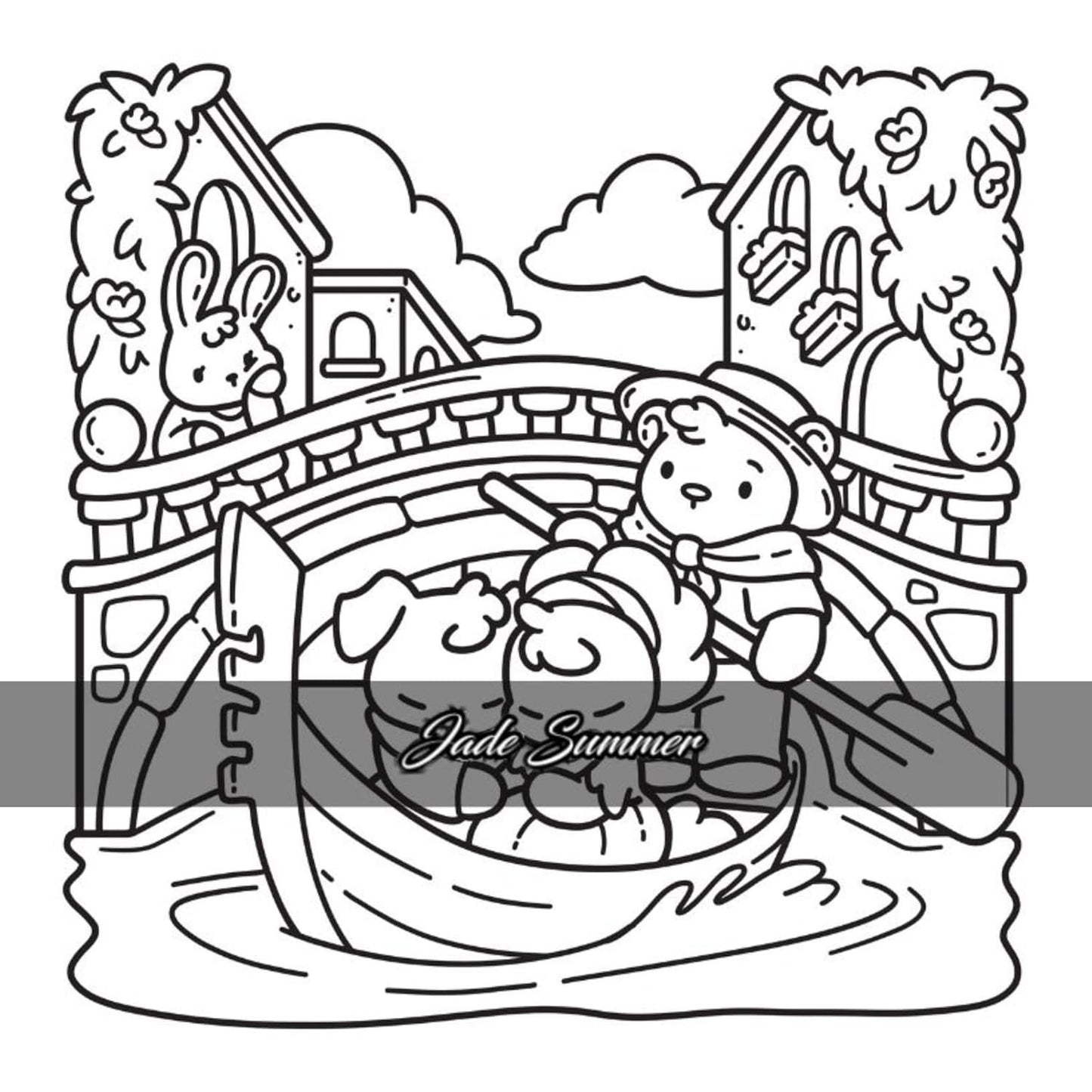 Europe Cosy - Jade Summer - Coloriages fun et mignons pour adultes pour se détendre - Cosy colo
