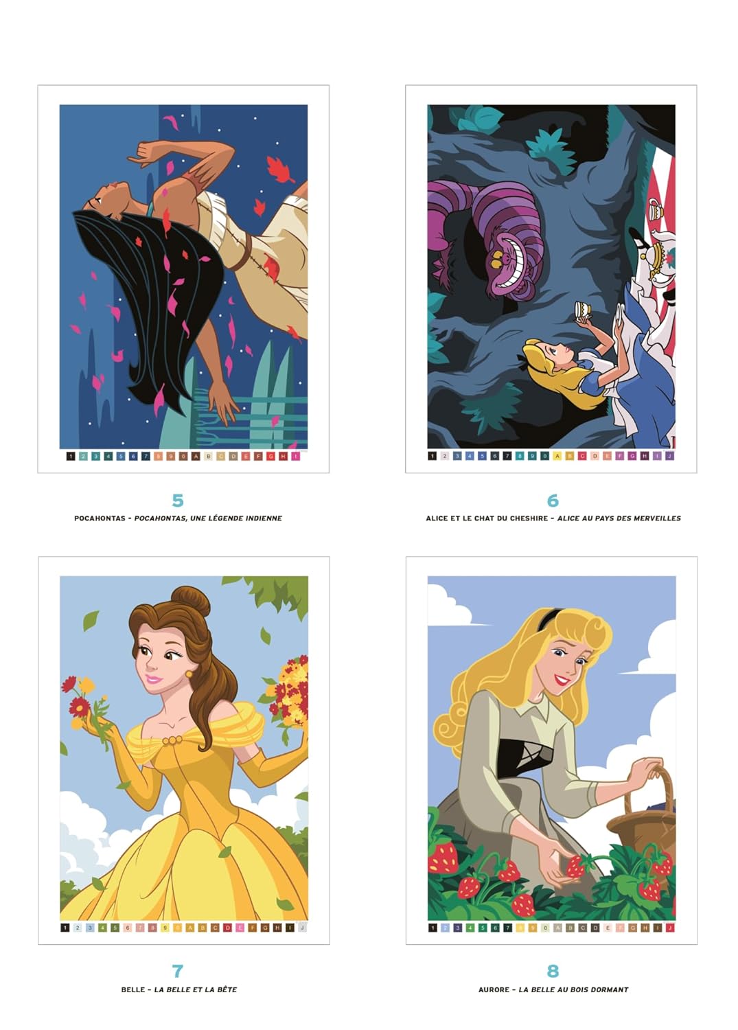 Coloriages mystères Disney - Saisons
