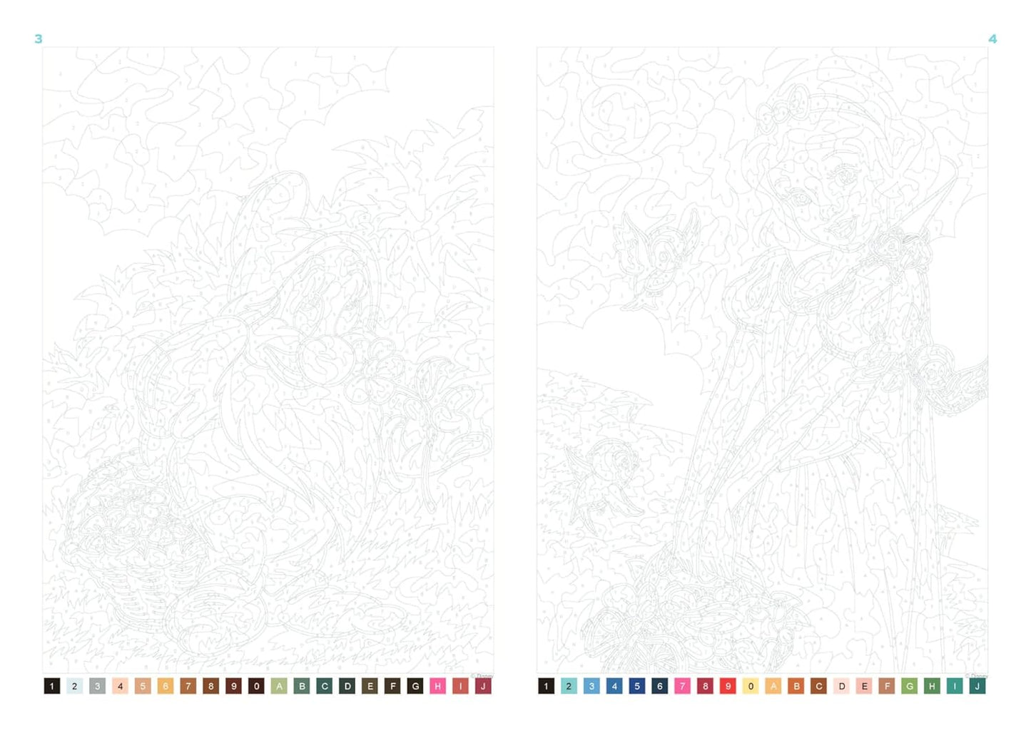 Coloriages mystères Disney - Saisons
