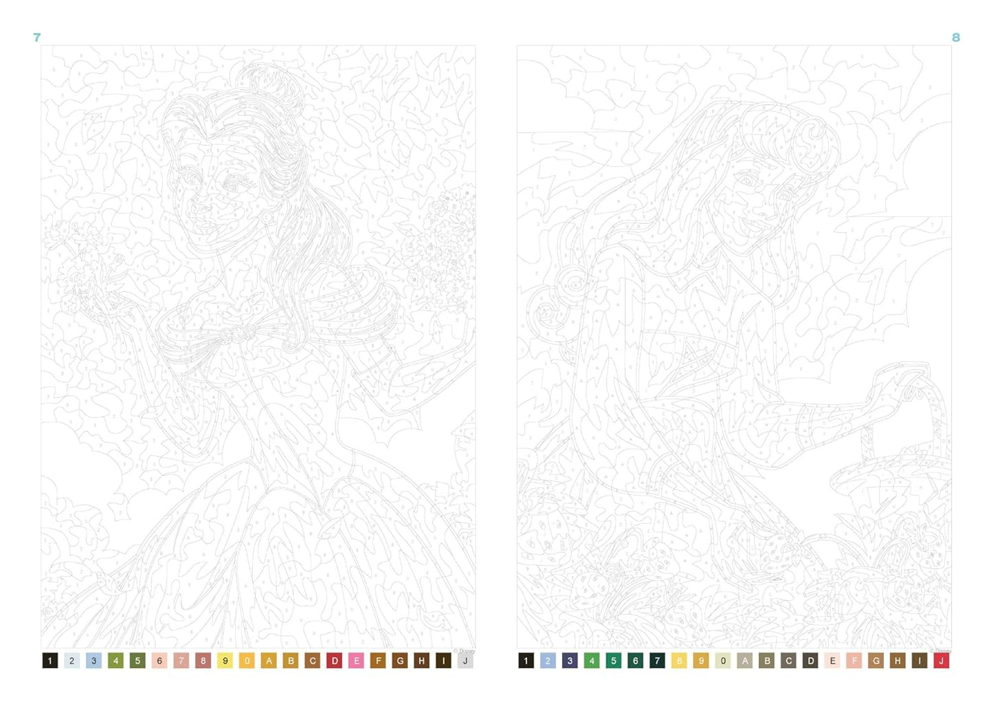 Coloriages mystères Disney - Saisons