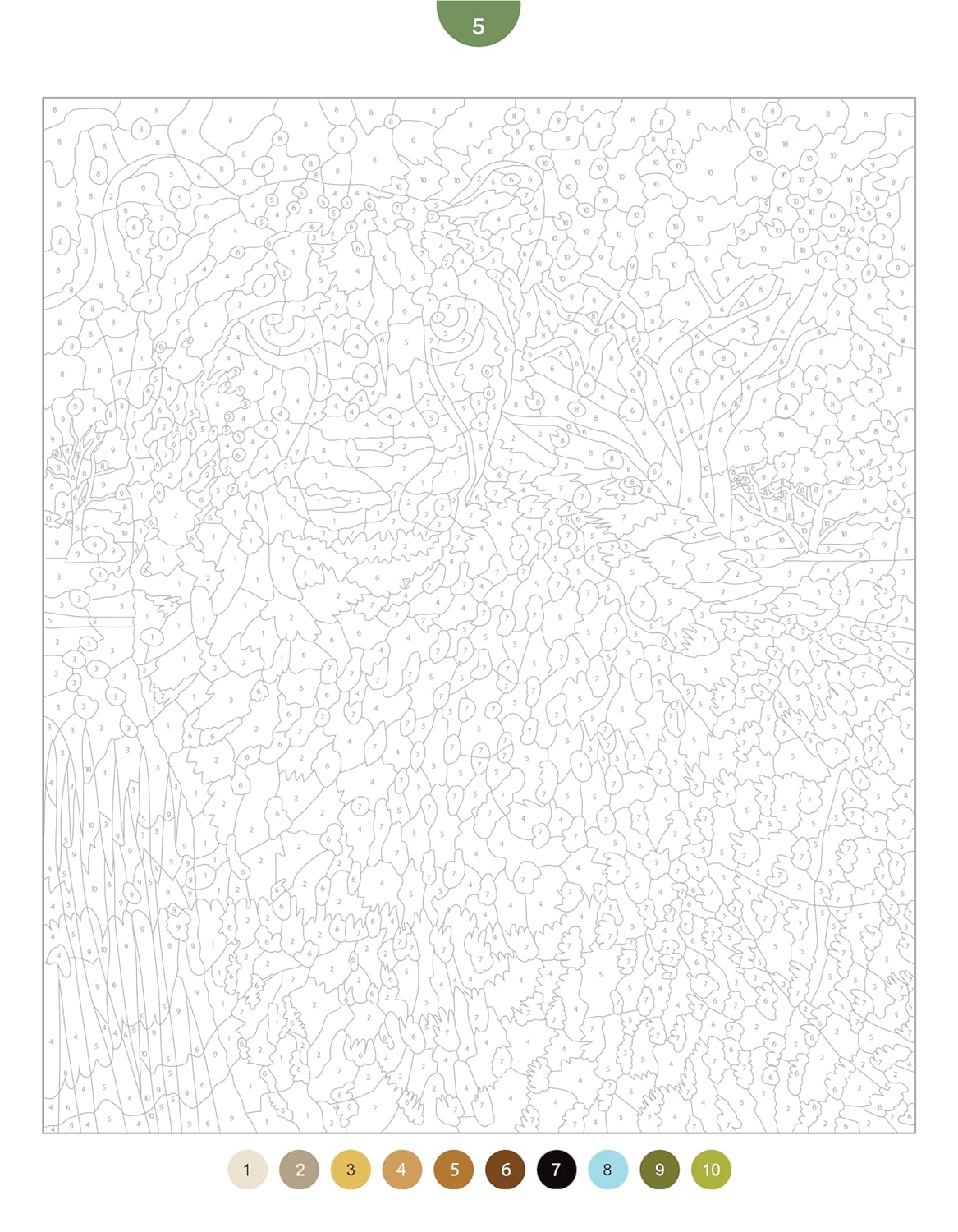 Animaux sauvages - 45 coloriages mystères