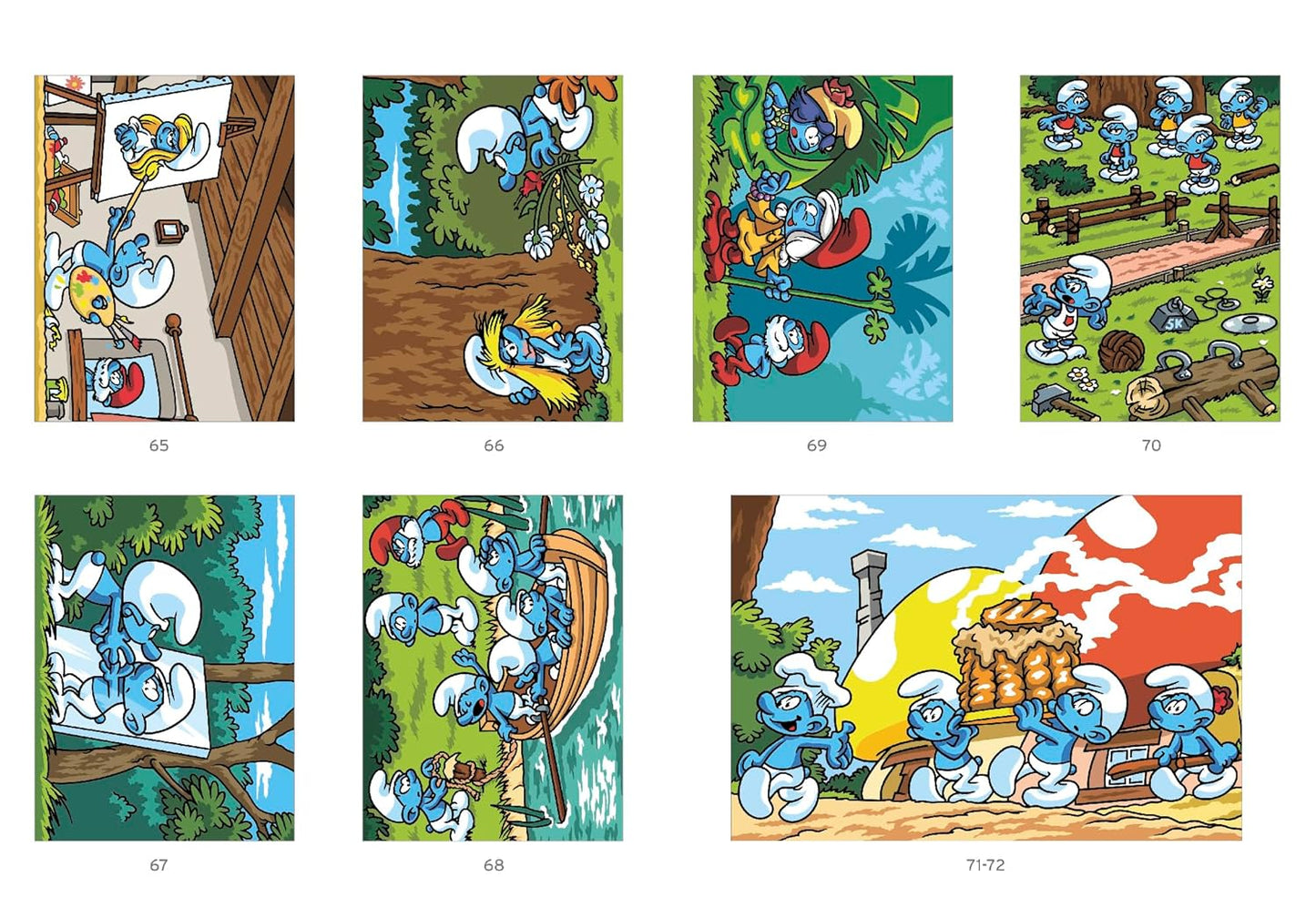 Coloriages mystères - Schtroumpfs Tome 2