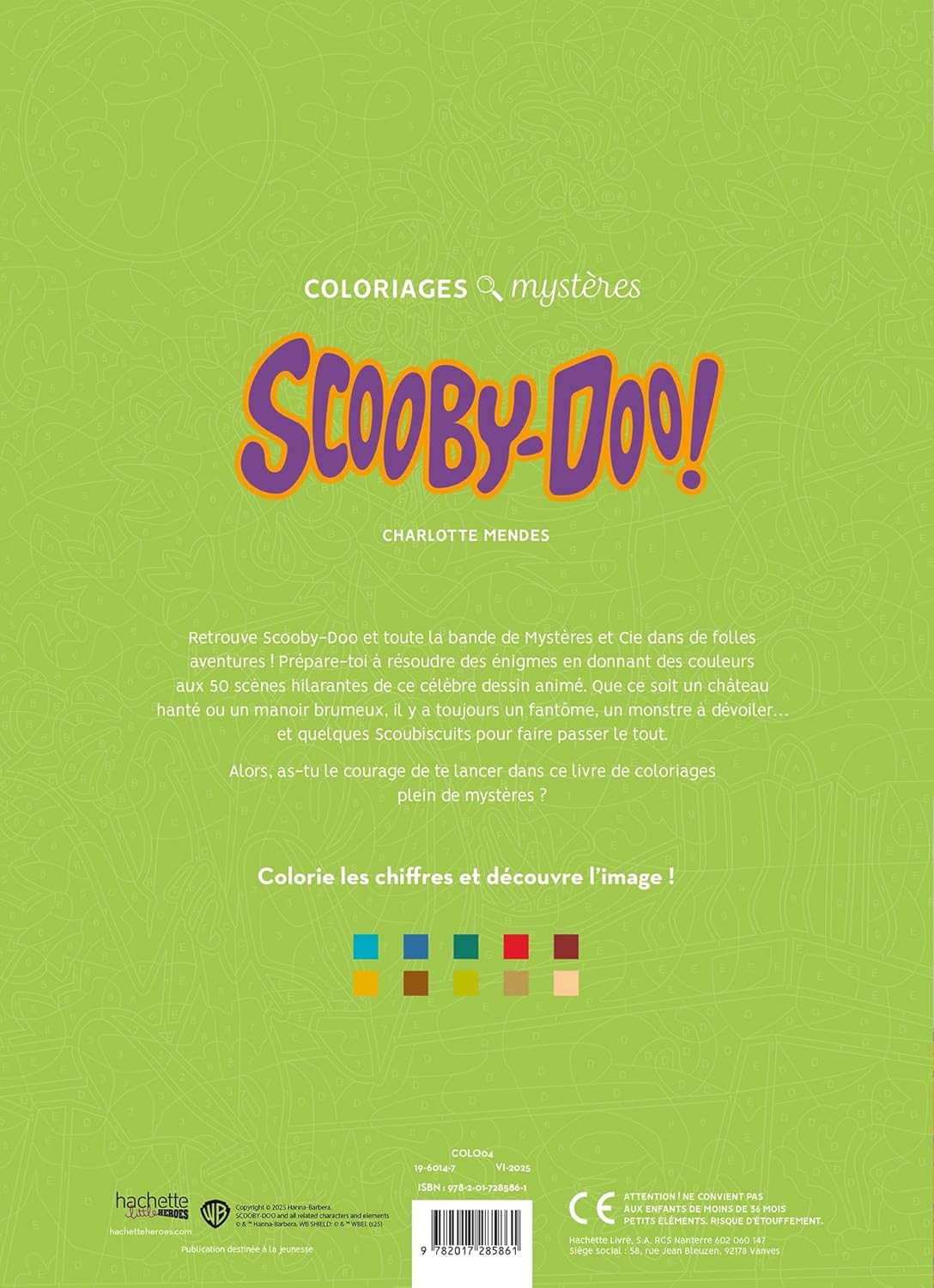 Coloriages mystères - Scooby-Doo