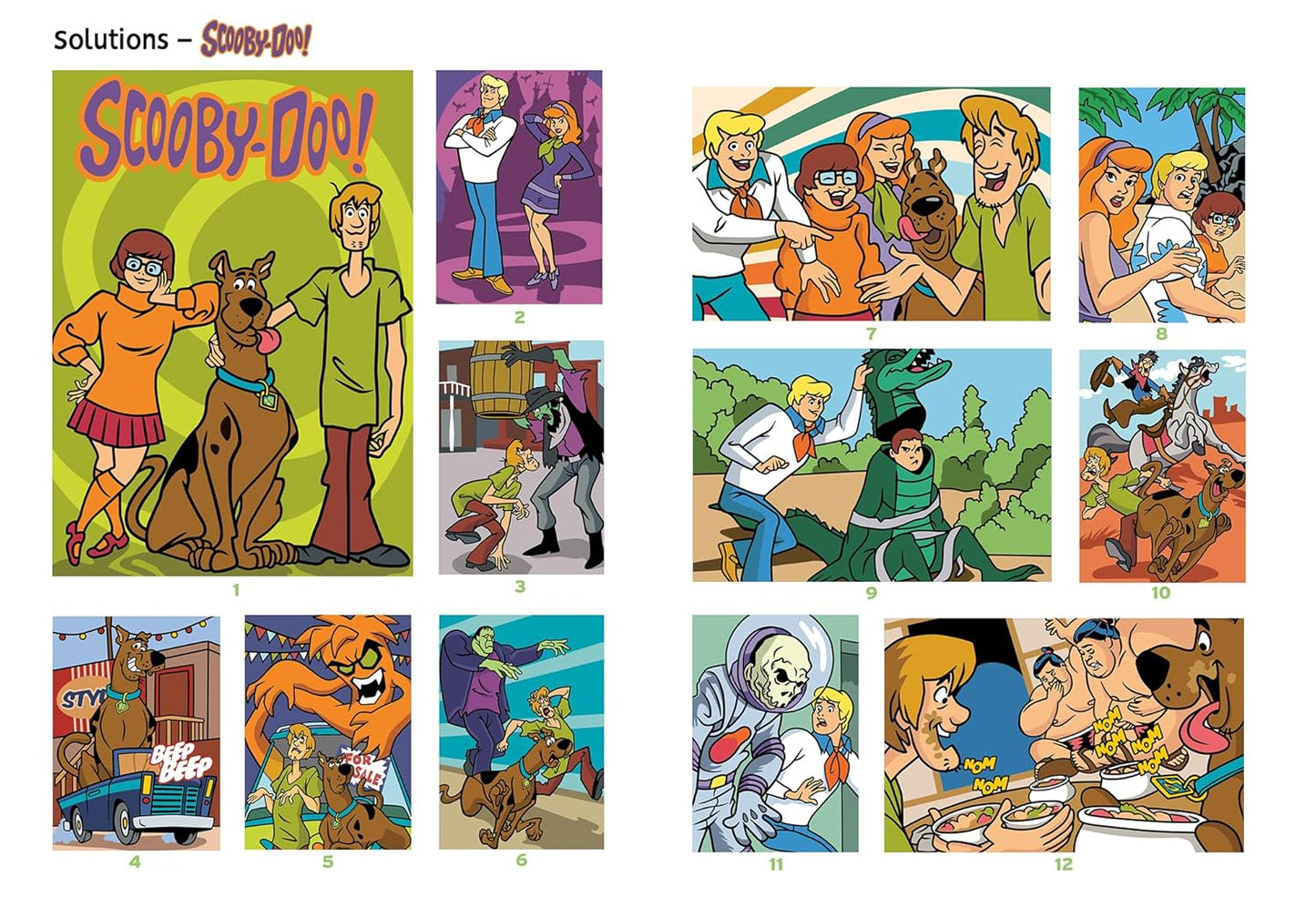 Coloriages mystères - Scooby-Doo