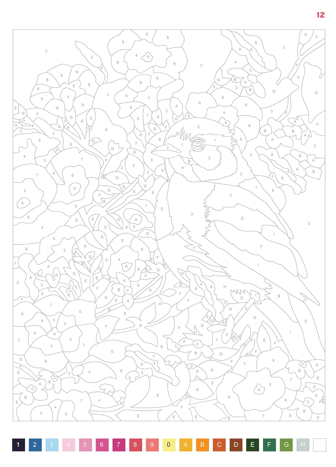 Coloriages au numéro - Sérénité