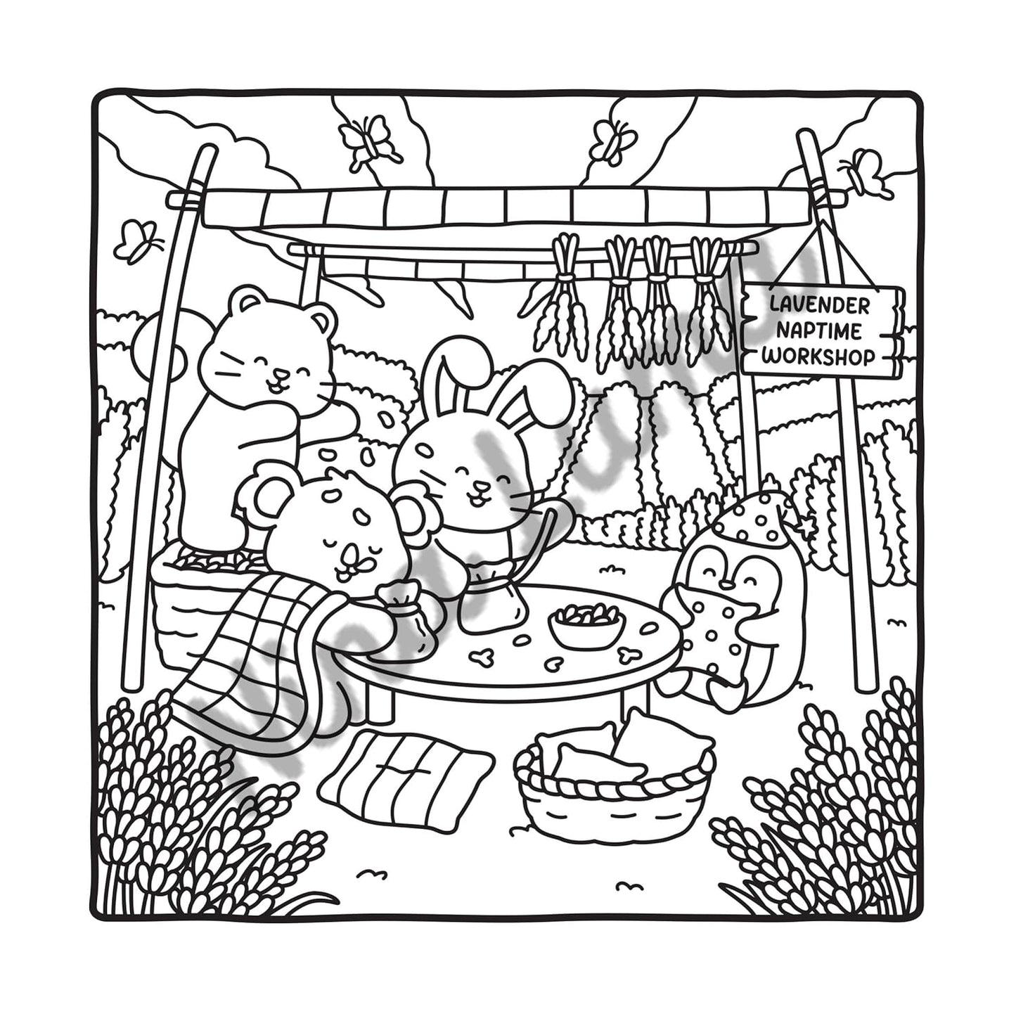 Snuggly Friends - Voyage en Europe - Nina Luma - Coloriages cosy et mignons - Cosy colo