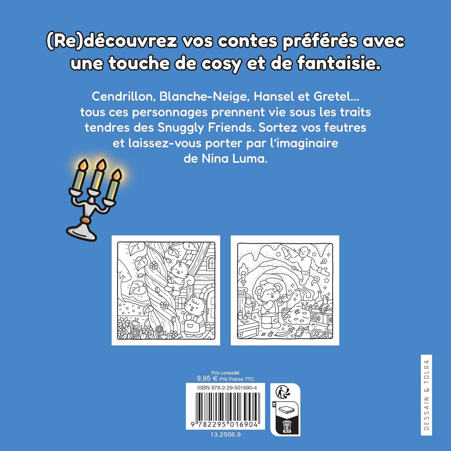 Snuggly Friends - Mes petits contes cosy - Nina Luma - Coloriages féériques et mignons -Cosy colo