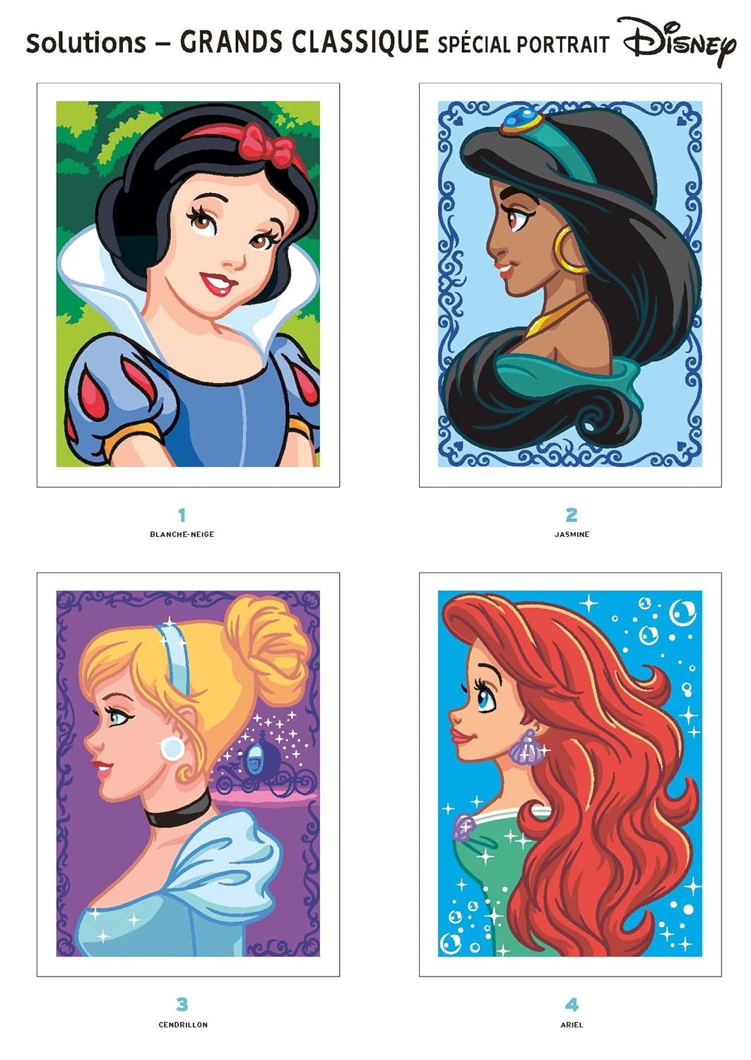 Coloriages mystères - Grands classiques Spécial Portraits