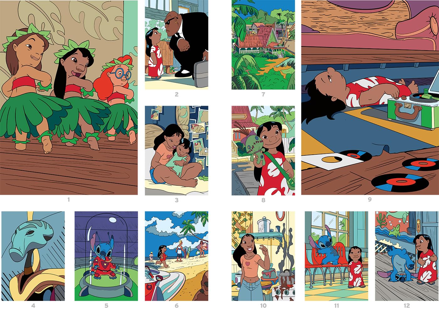Coloriages au numéro - Stitch