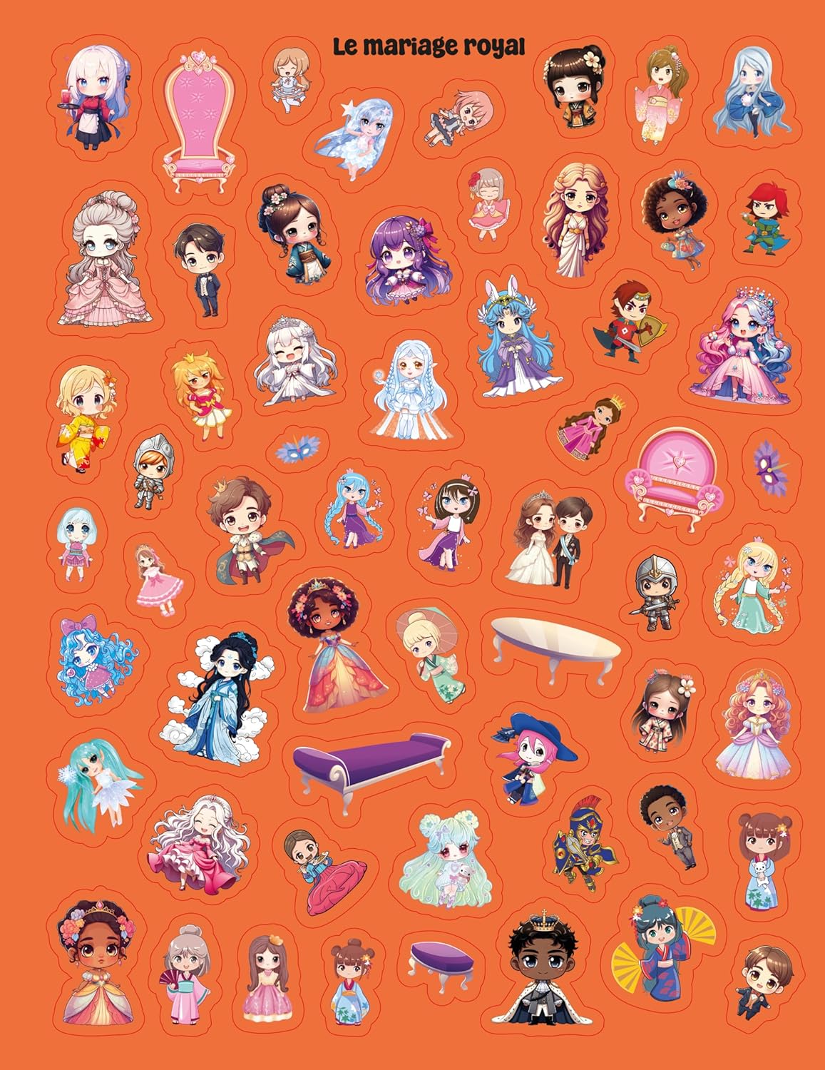 1000 stickers et décors chibi