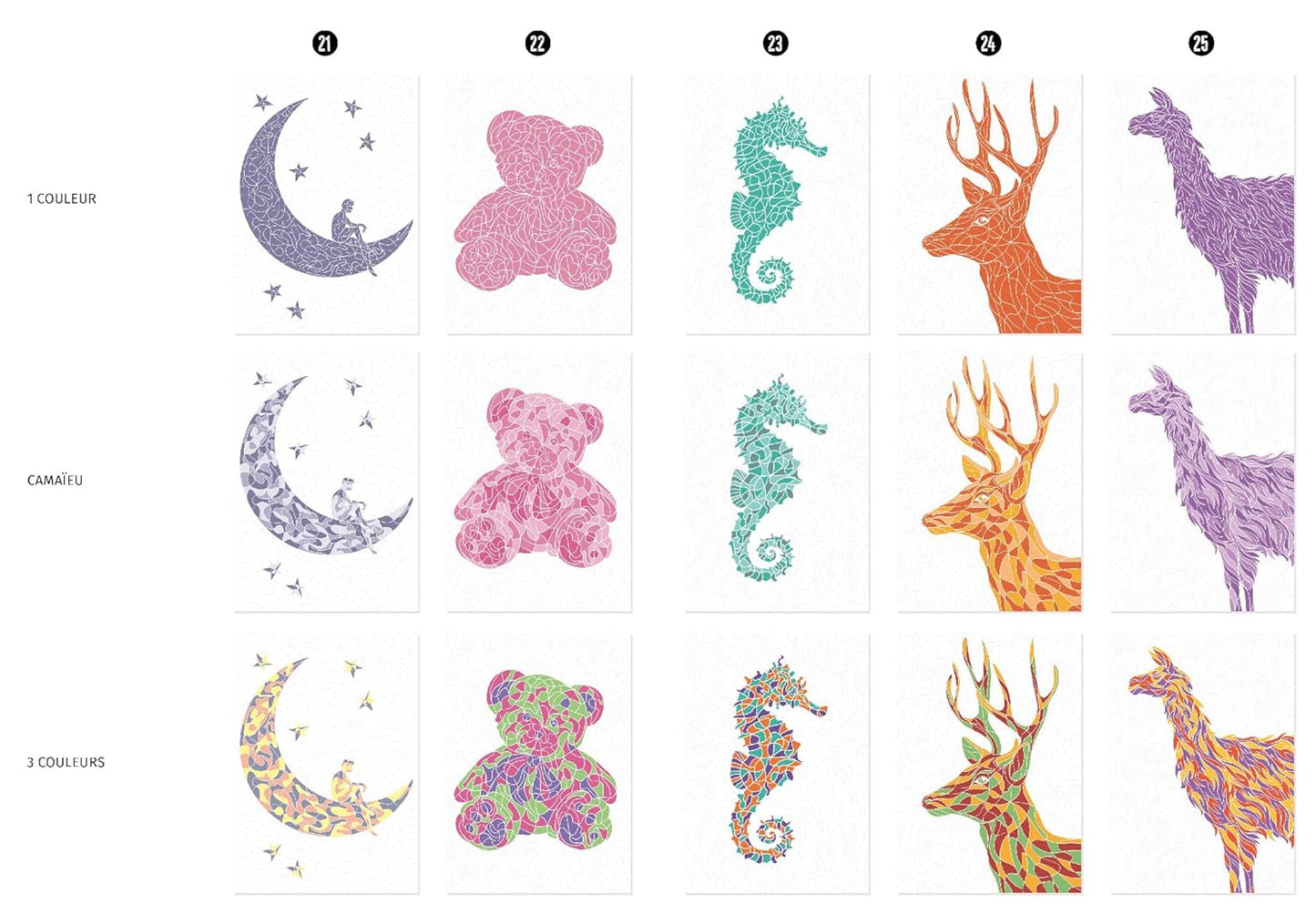 Coloriages mystères - Coloriages au symbole - Tome 2