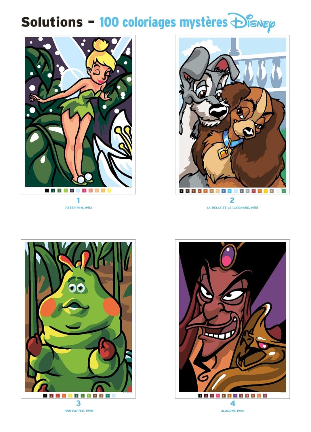 Coloriages mystères Disney - Les Grands classiques