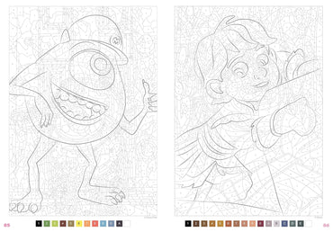 Coloriages mystères Disney - Trompe l'oeil Babies