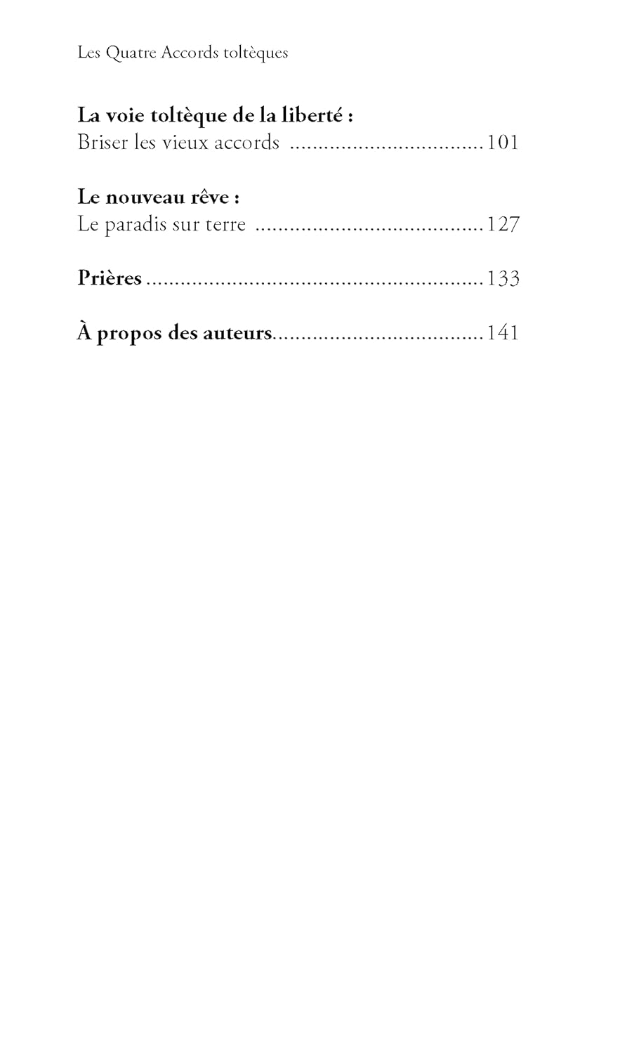 Les Quatre Accords toltèques